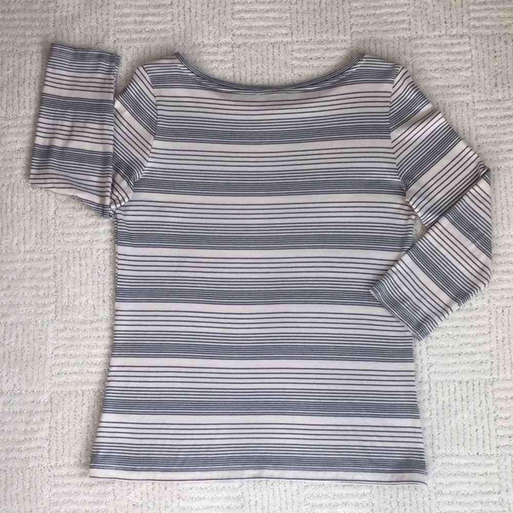 Talbots Blue Stripe Tee